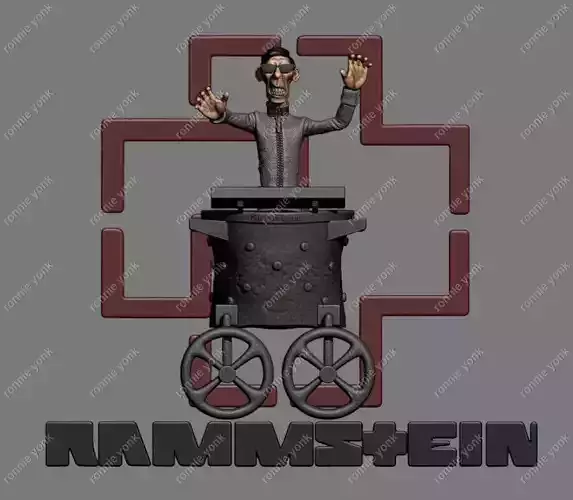 Rammstein - Flake Lorenz 3d printing 3D print model