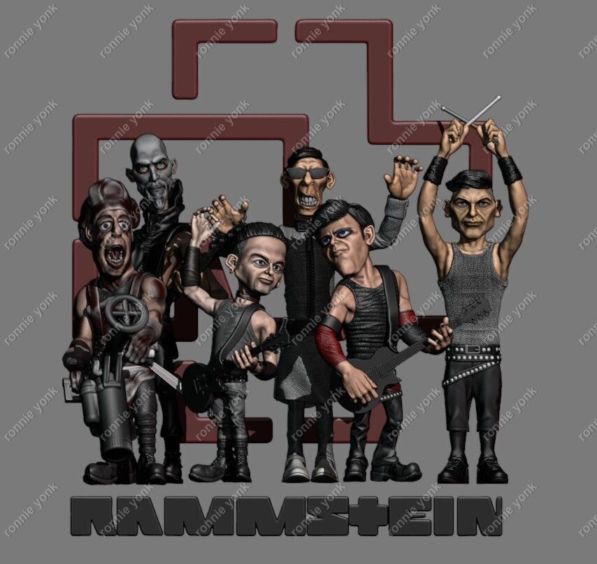 Rammstein - Flake Lorenz 3d printing 3D print model_8