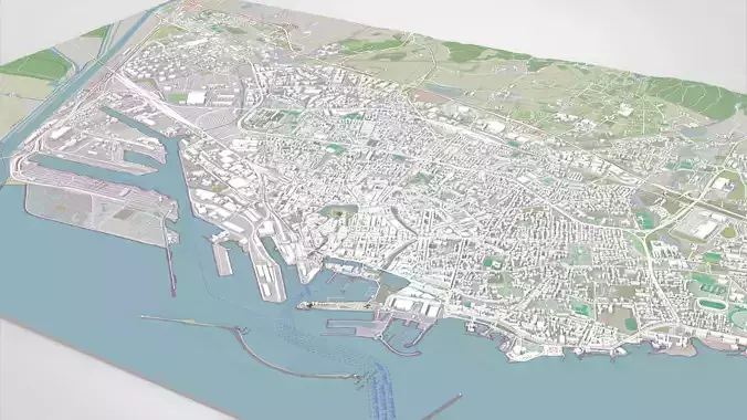 Cityscape Livorno Italy