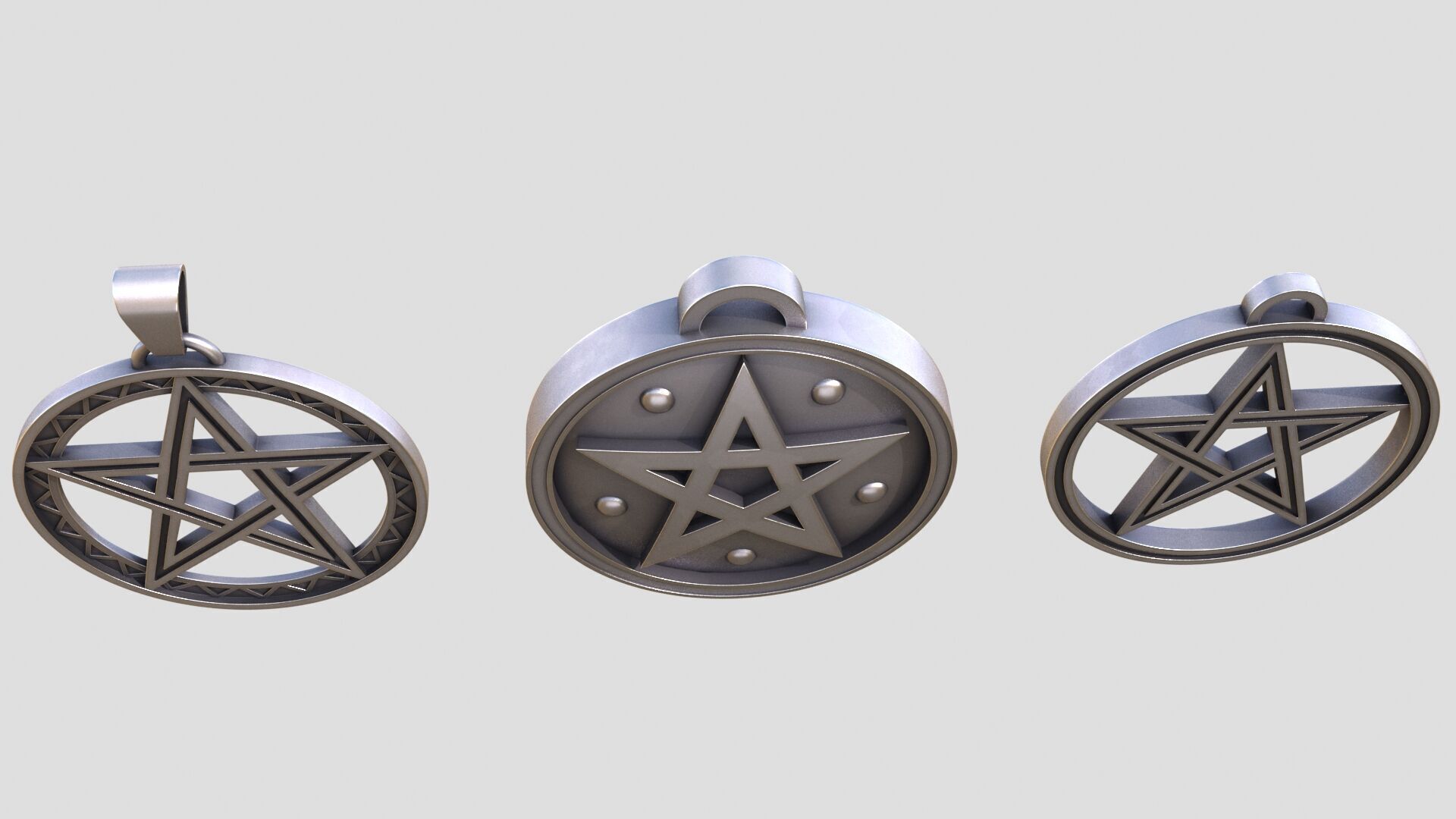 Amulets 3D model_5