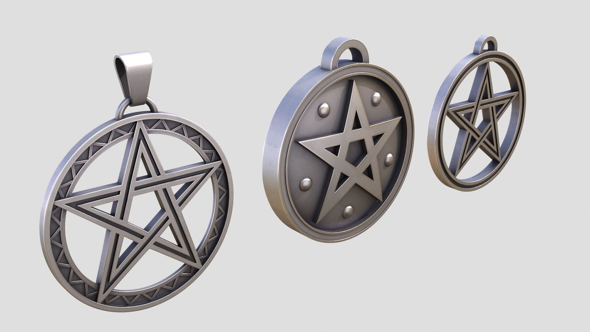 Amulets 3D model_3