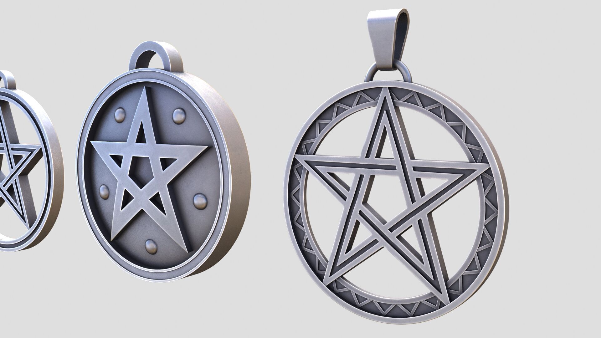 Amulets 3D model_7