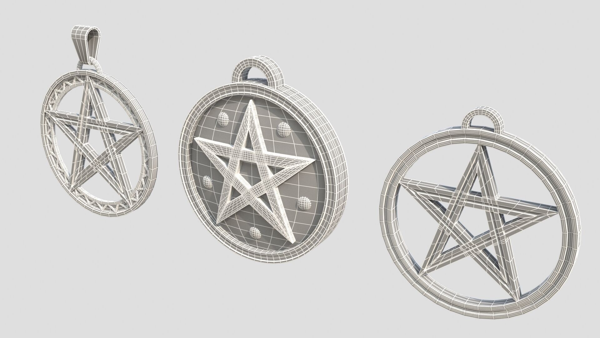 Amulets 3D model_13