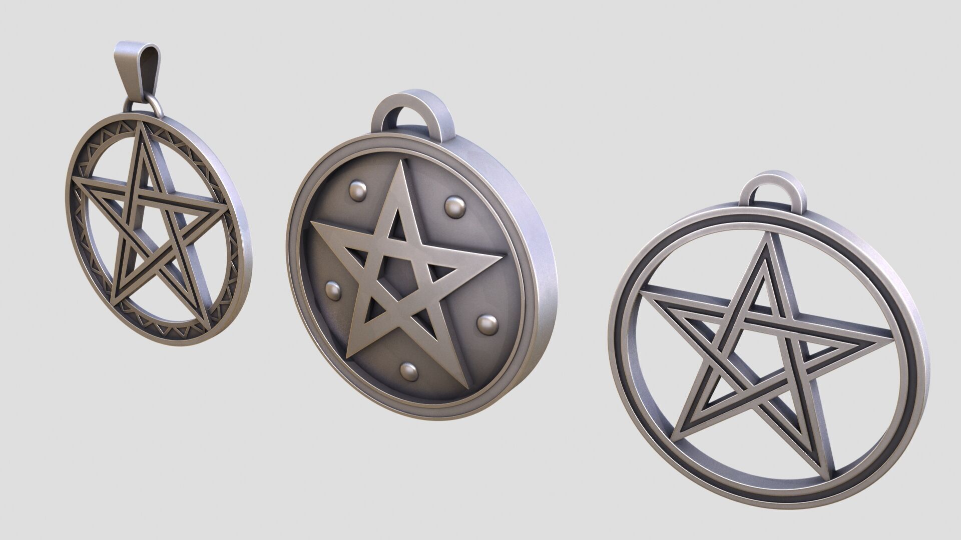 Amulets 3D model_4