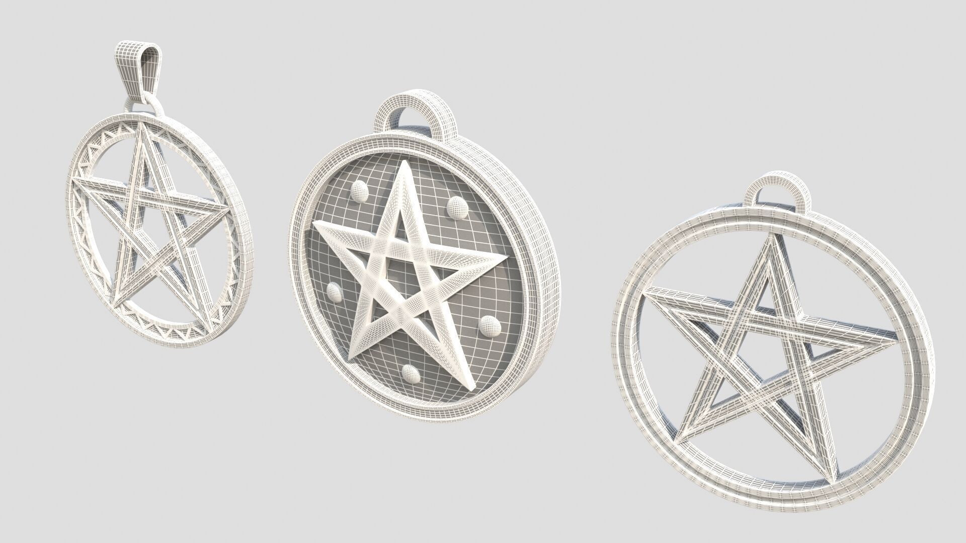 Amulets 3D model_14