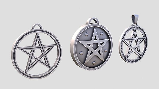 Amulets 3D model