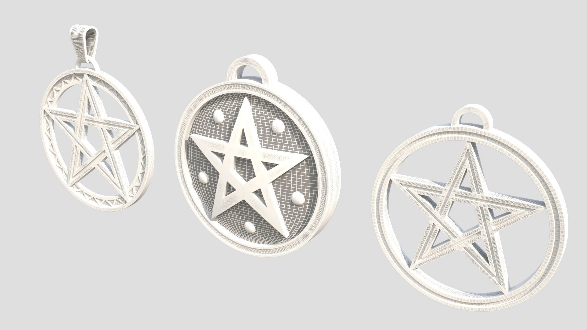 Amulets 3D model_15