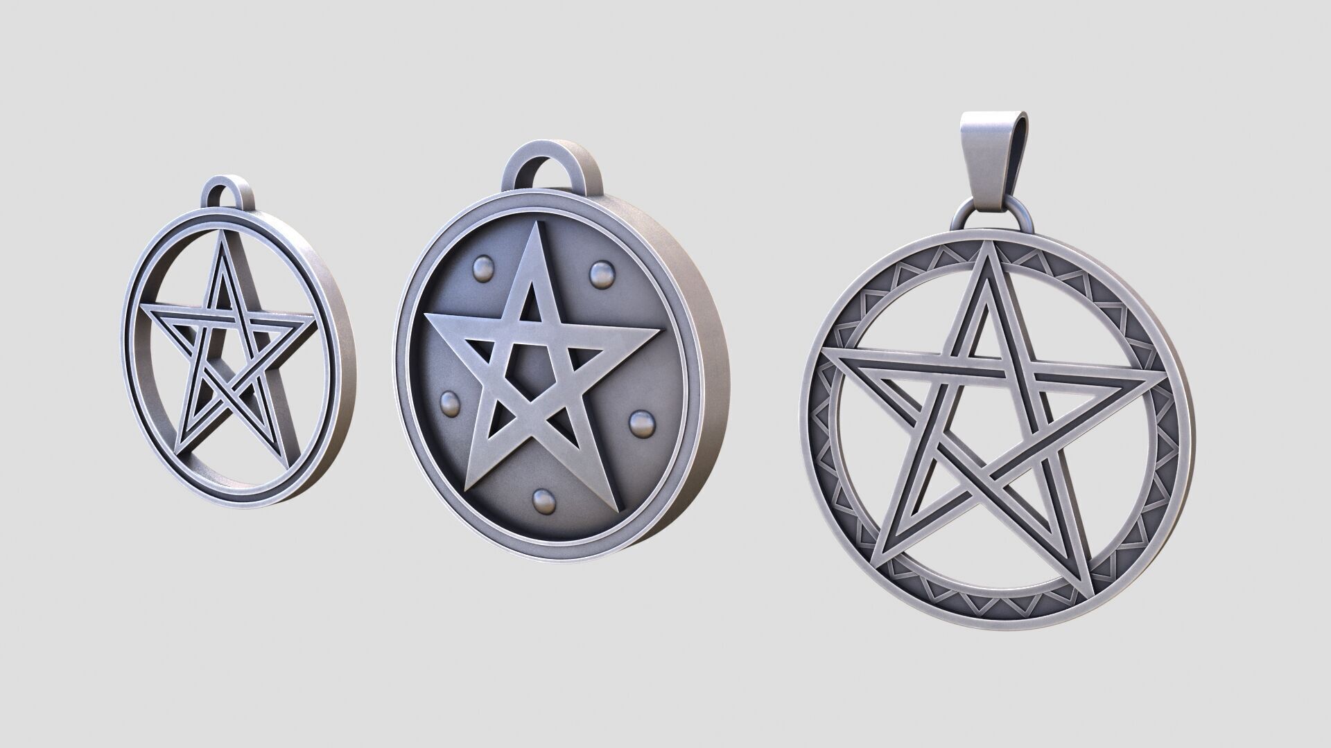 Amulets 3D model_2