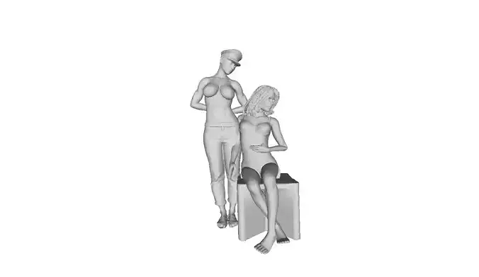 Printle MoDualls Doubles F-P-001-002 3D print model