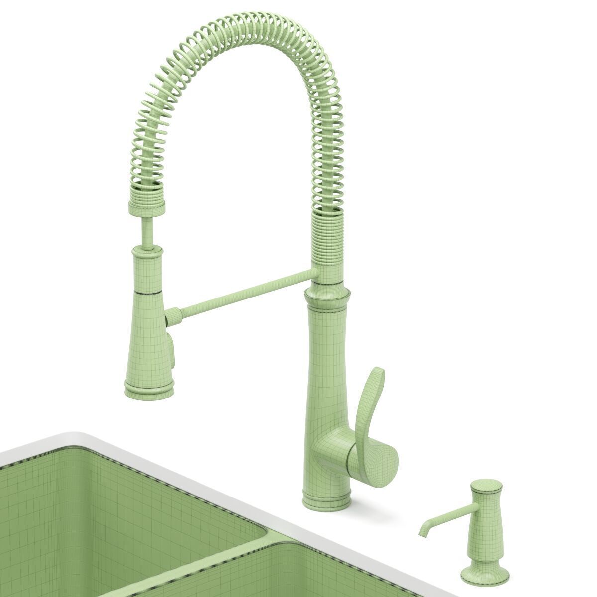 RUVATI kitchen sink Free 3D model_4