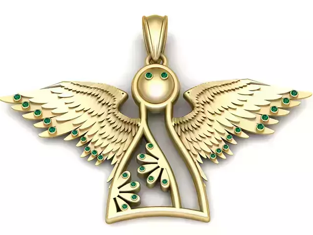 Phoenix  pendant 3d printable model