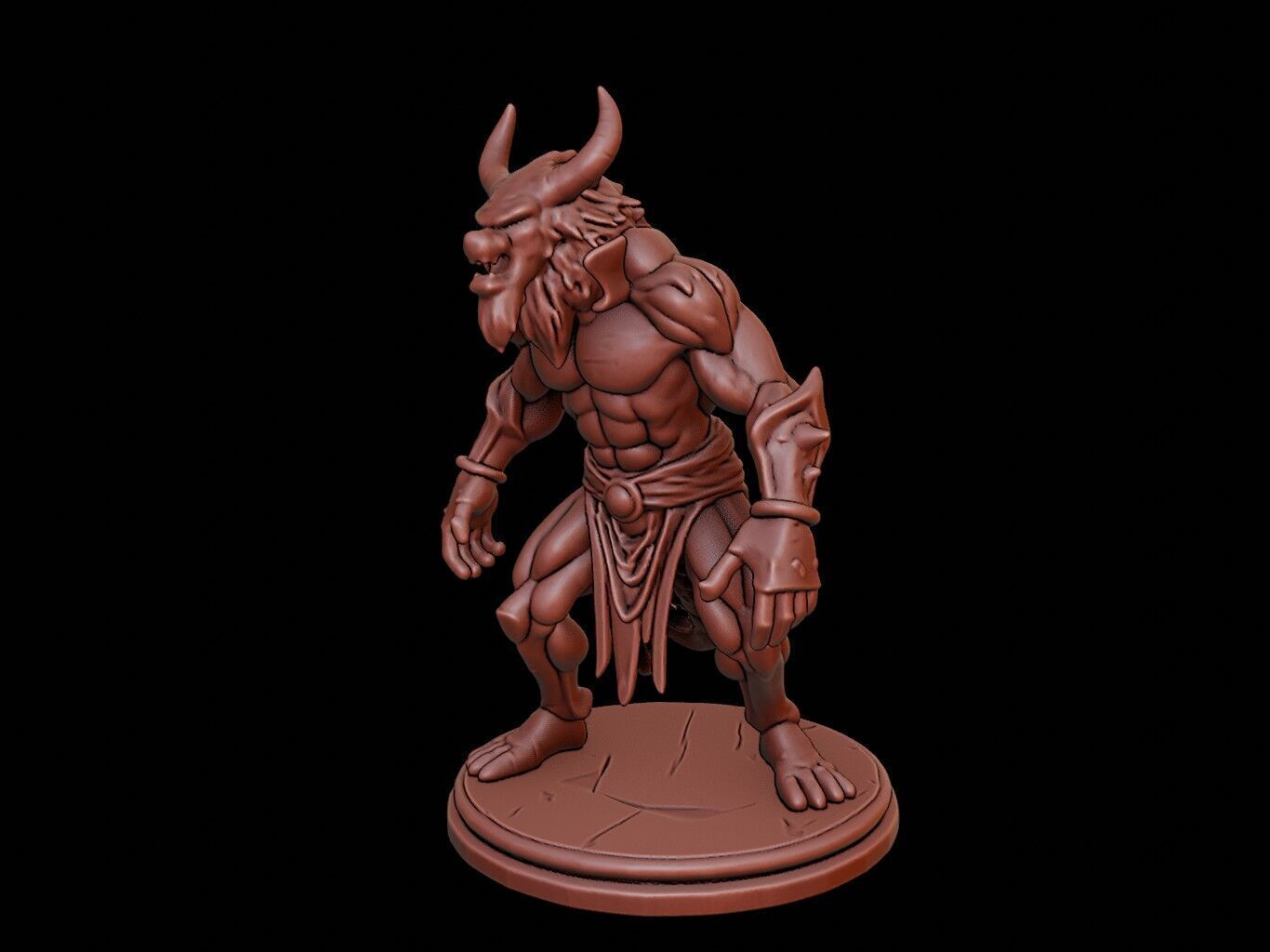 Gorgon Figure 3D print model_2