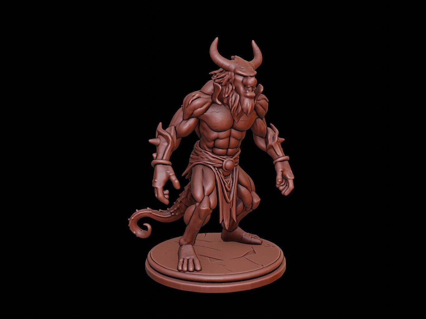 Gorgon Figure 3D print model_1