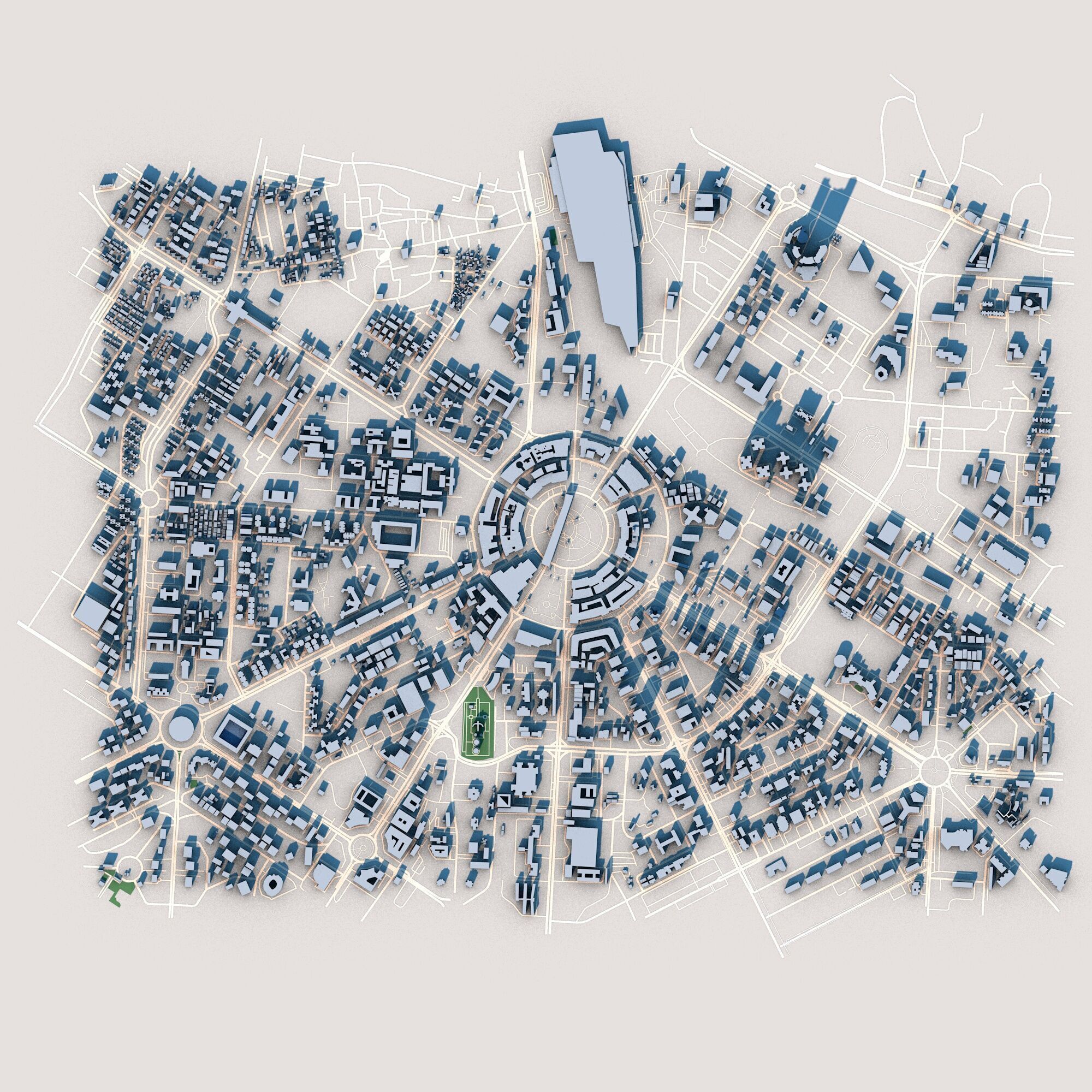 Sao Paulo Brazil 3D model_1