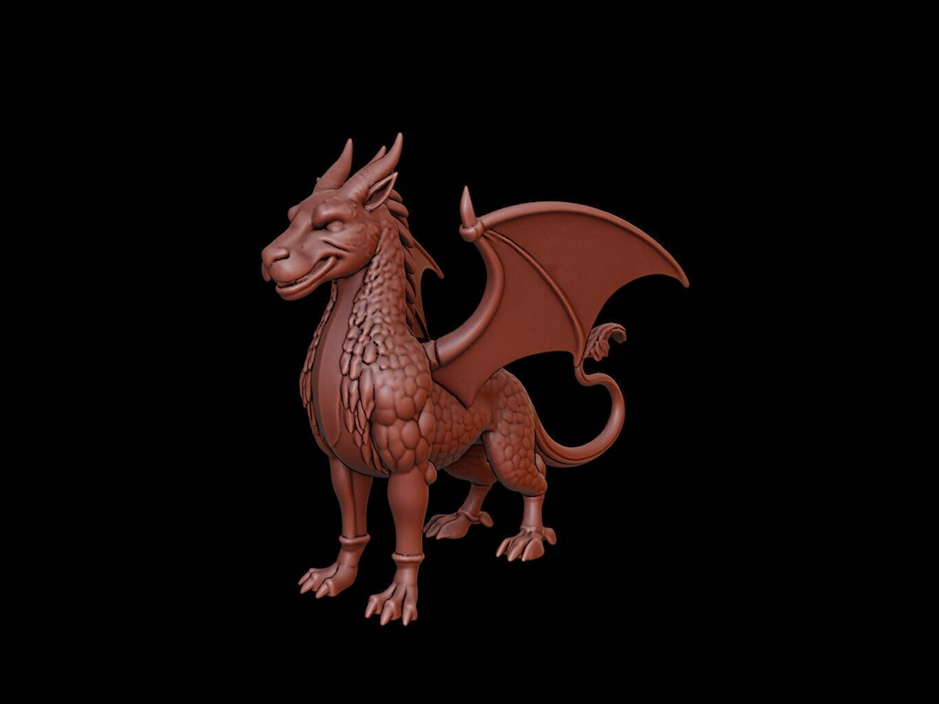 Griffin Figure 3D print model_2