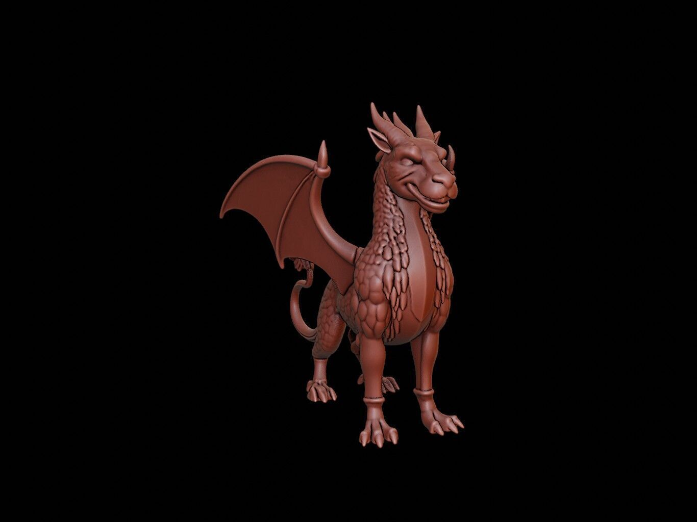 Griffin Figure 3D print model_1