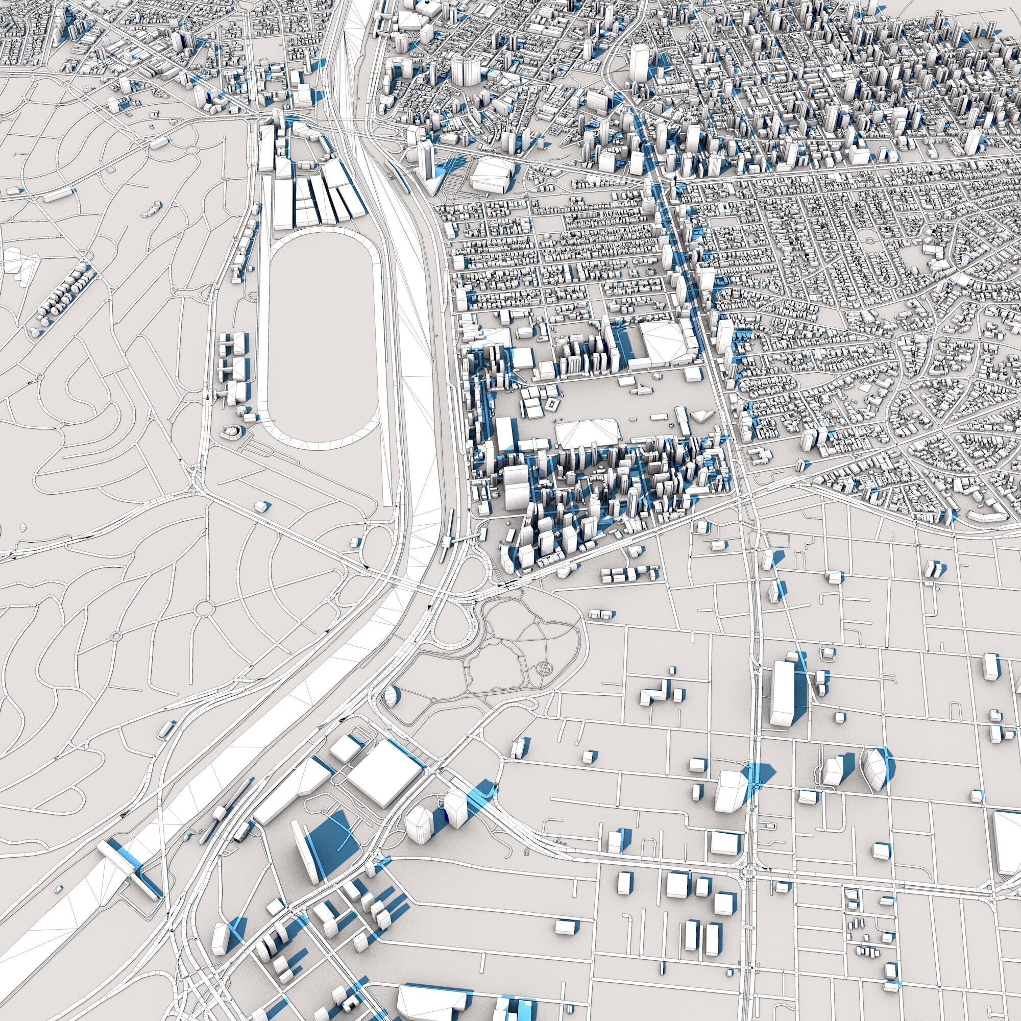 Sao Paulo Brazil 3D model_9