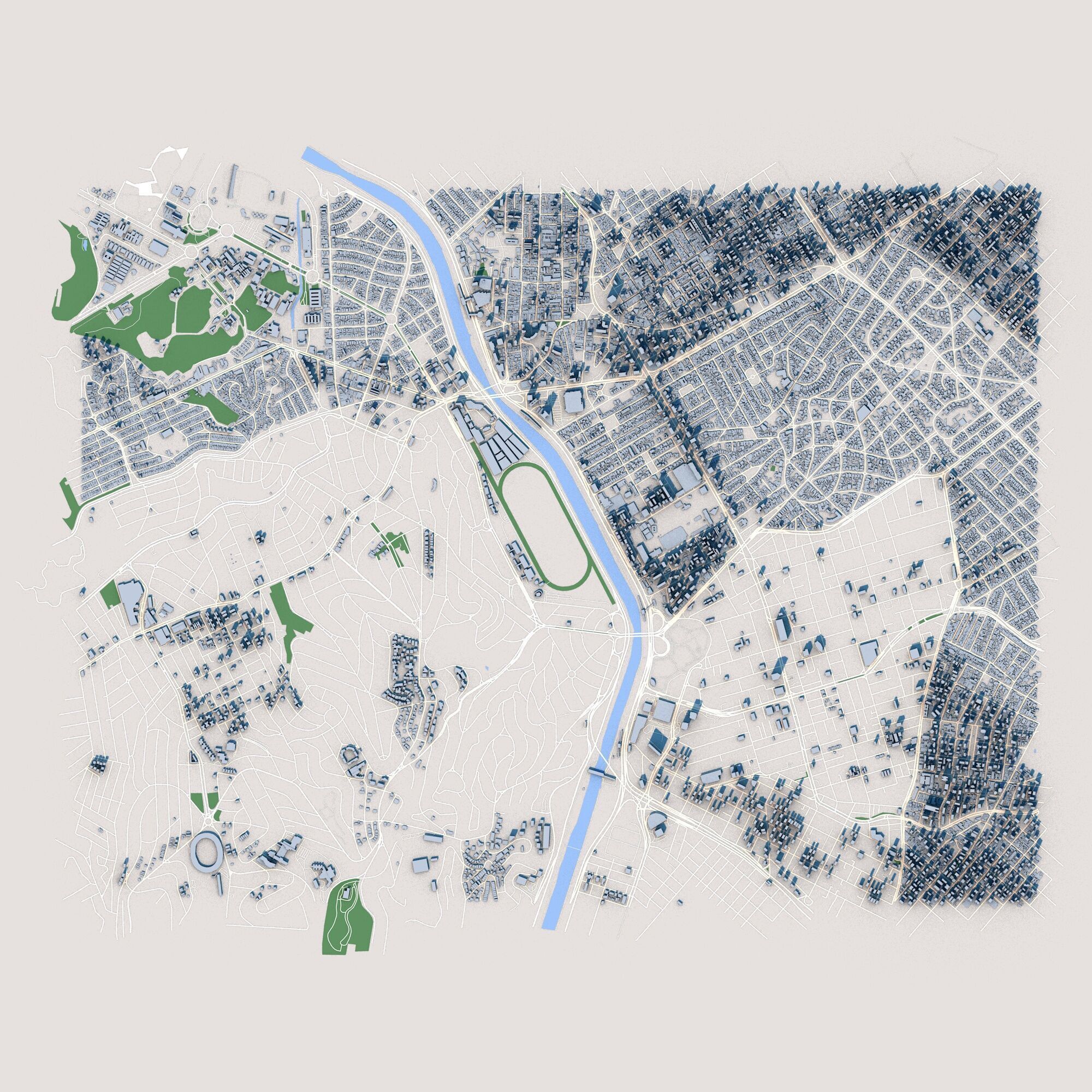 Sao Paulo Brazil 3D model_1