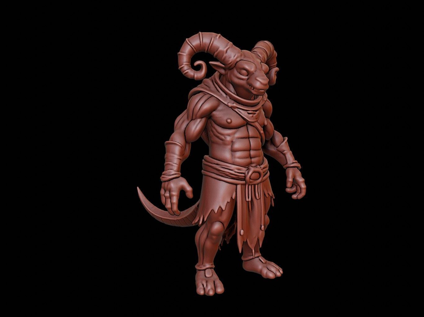 Hastur Figure 3D print model_1