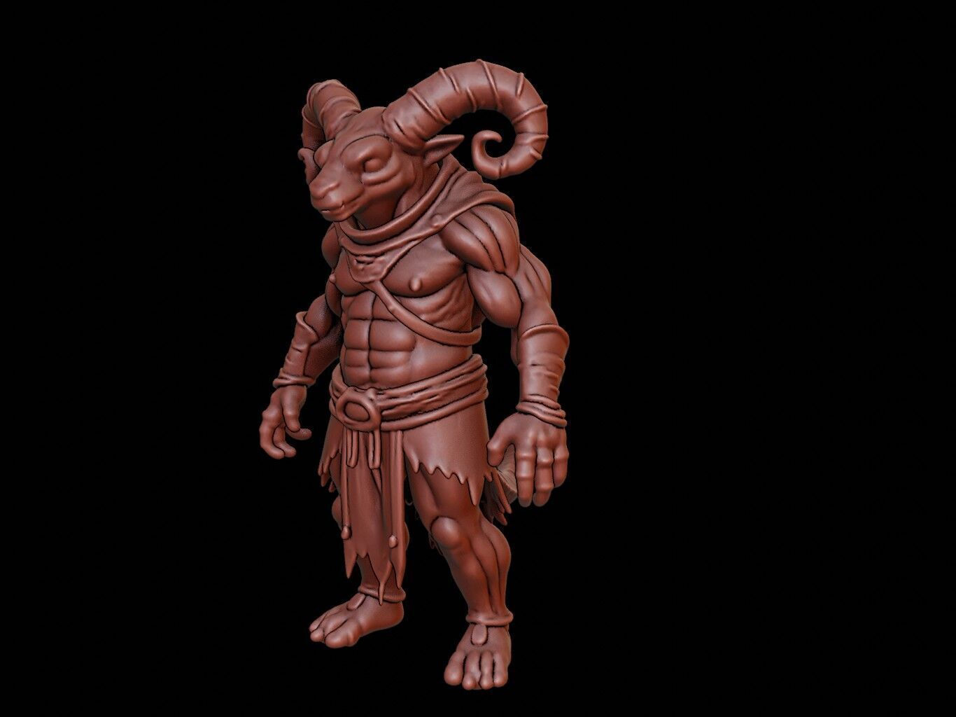 Hastur Figure 3D print model_2