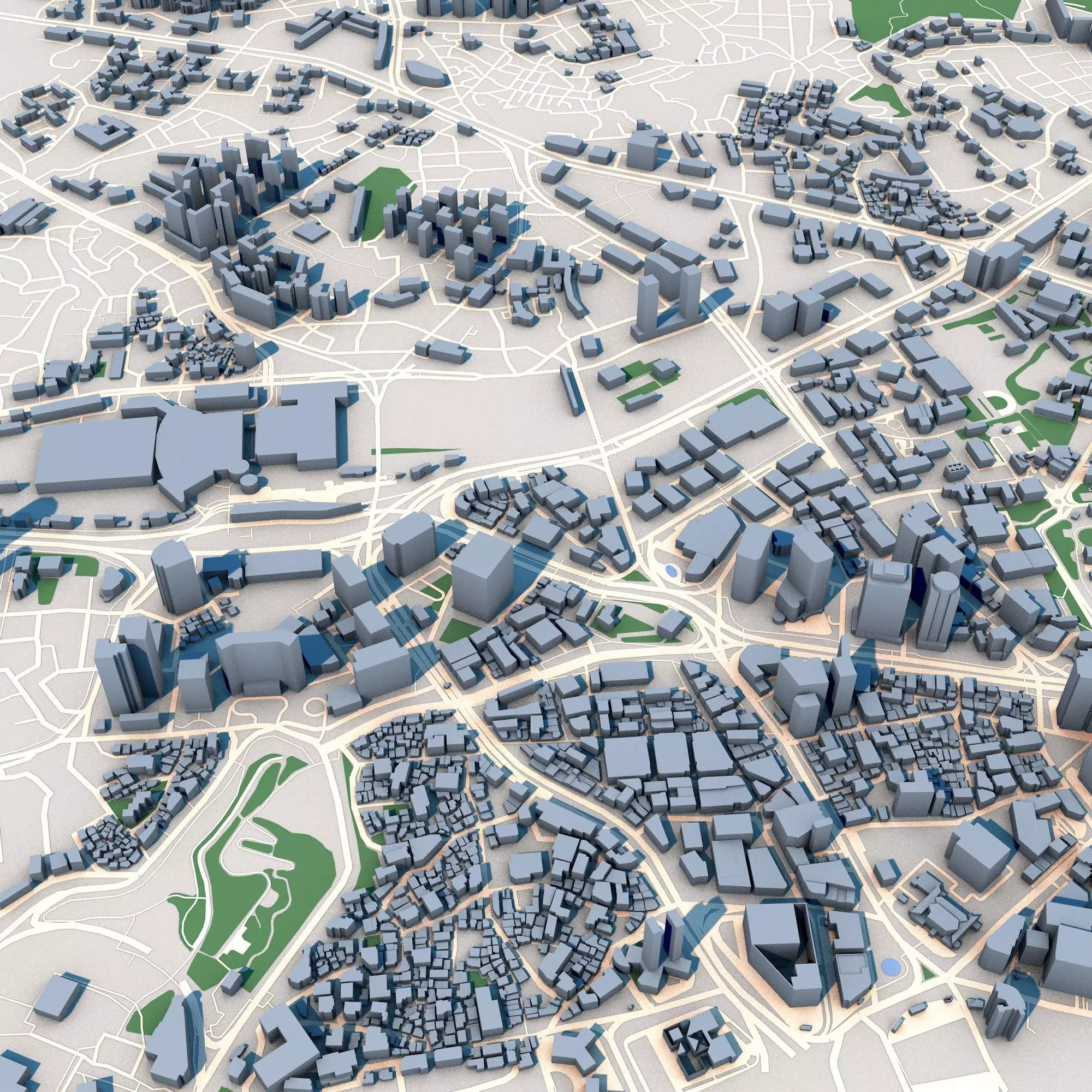 Seoul City South Korea 3D model_0