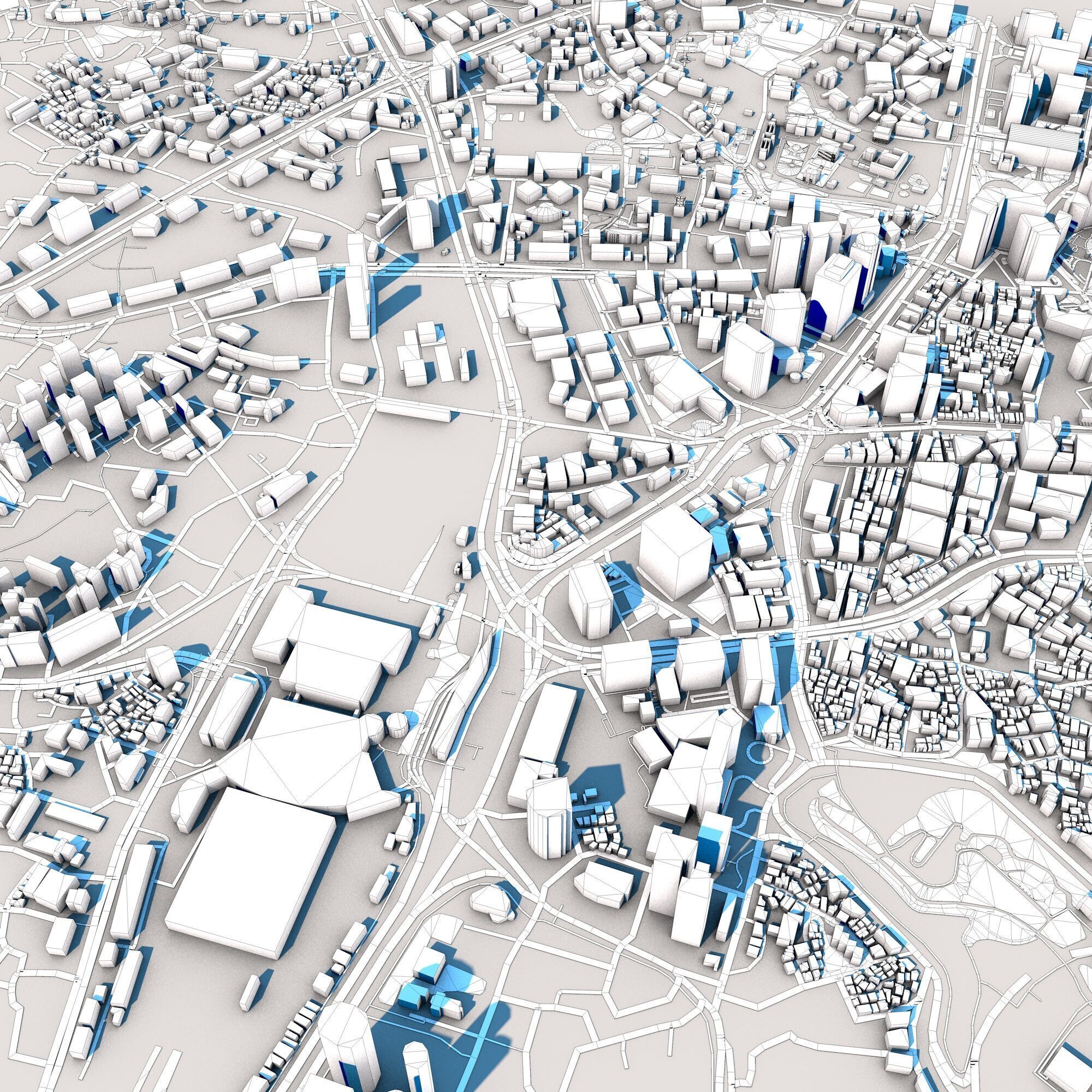 Seoul City South Korea 3D model_10