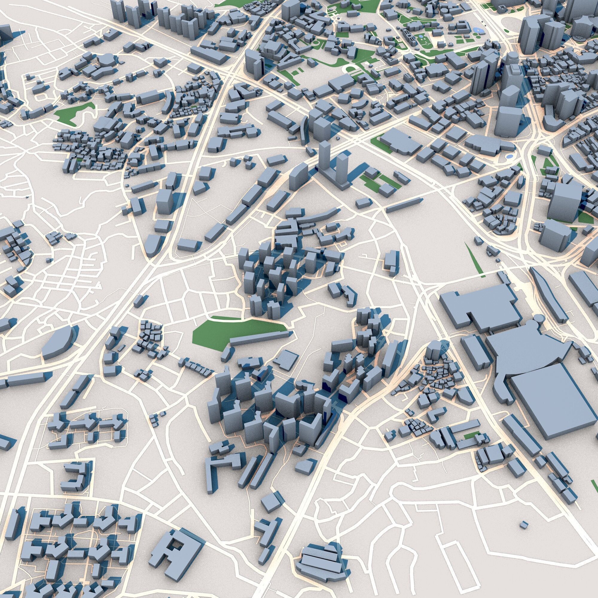 Seoul City South Korea 3D model_4