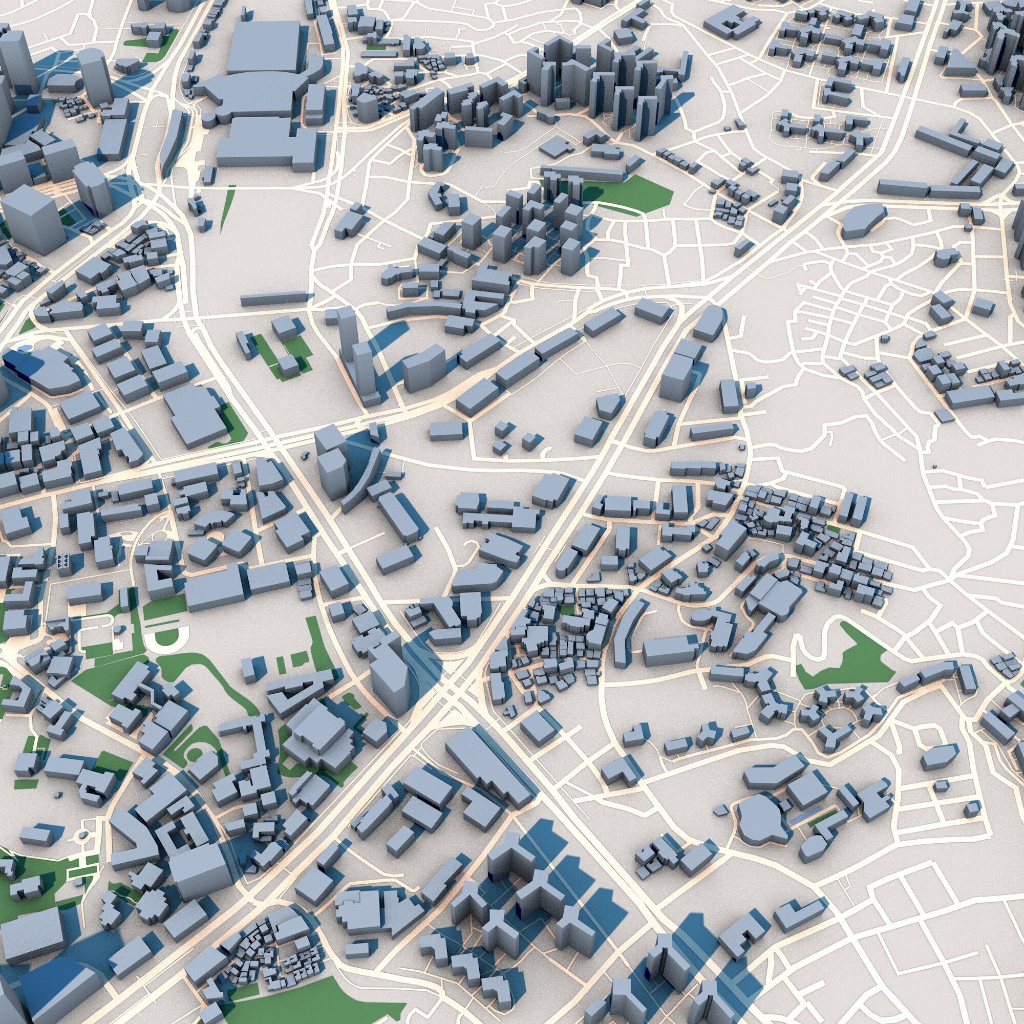 Seoul City South Korea 3D model_8
