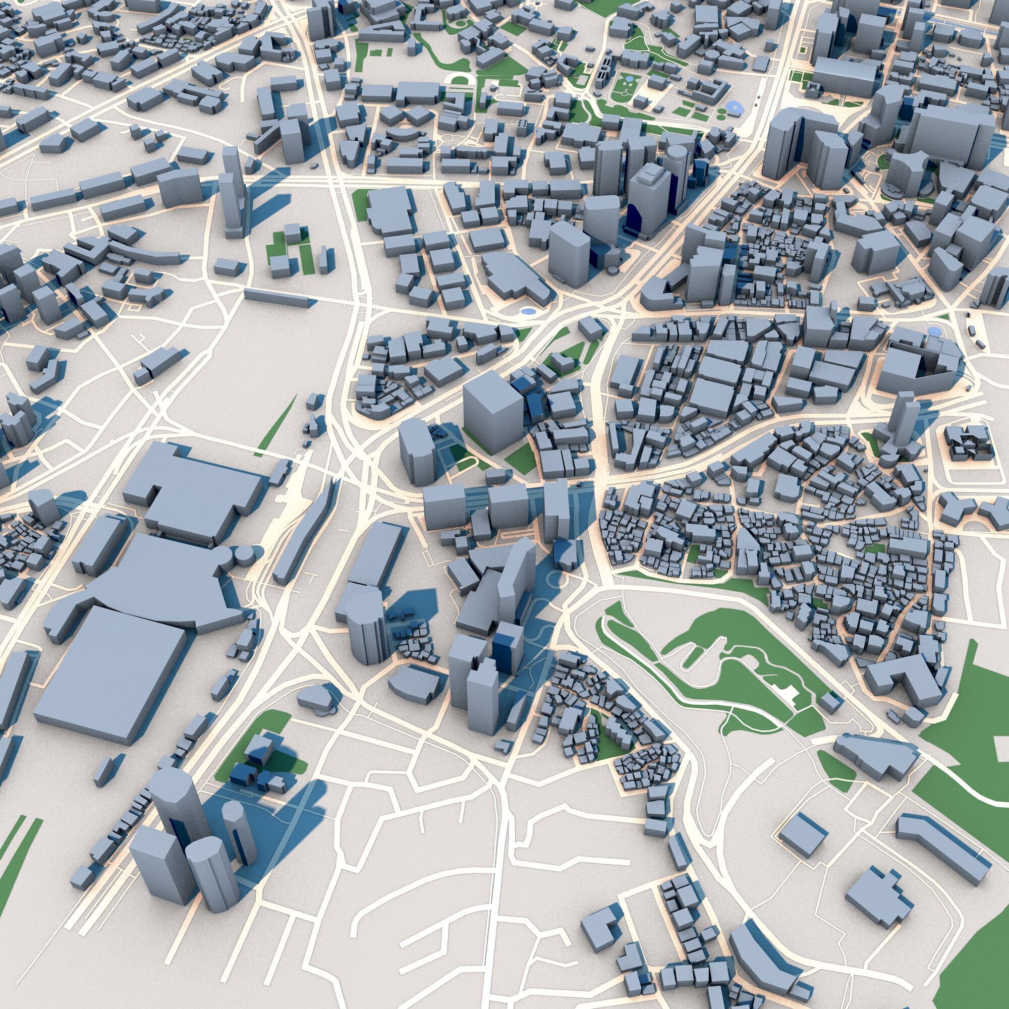 Seoul City South Korea 3D model_3