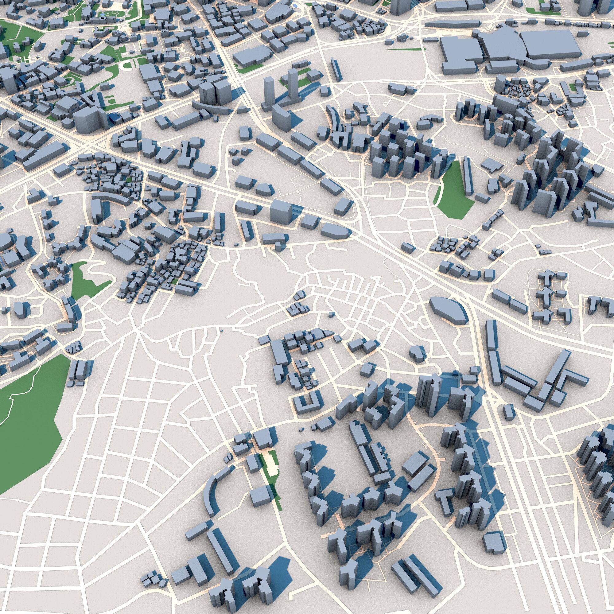 Seoul City South Korea 3D model_6
