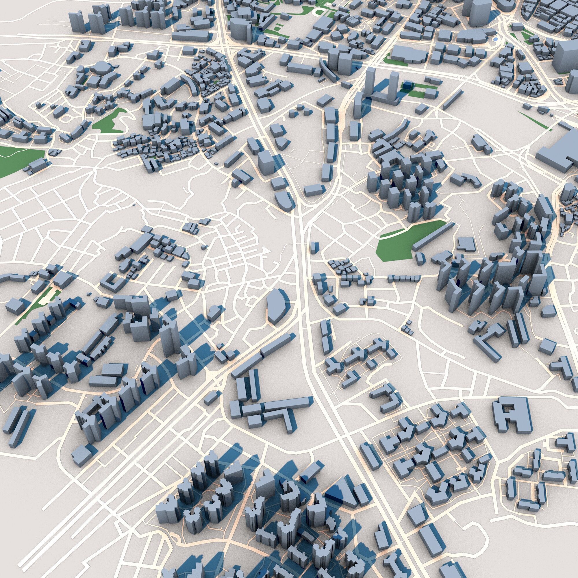 Seoul City South Korea 3D model_5