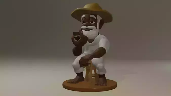 Chibi Fofura Preto Velho