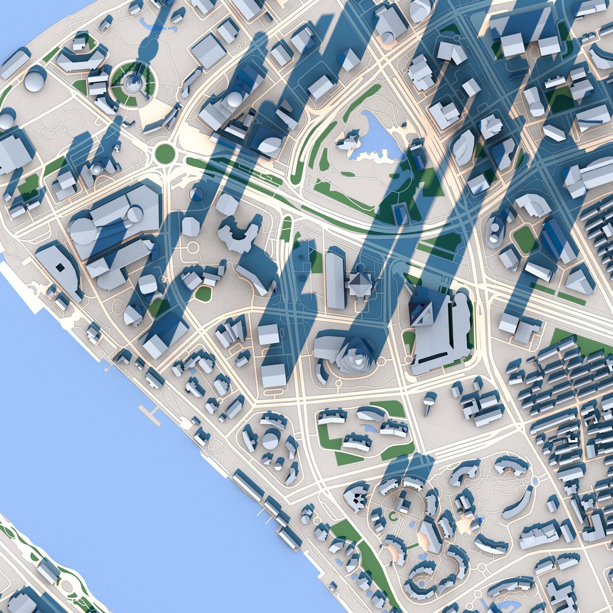 Shanghai Tower Skyscraper in Shanghai China 3D model_2