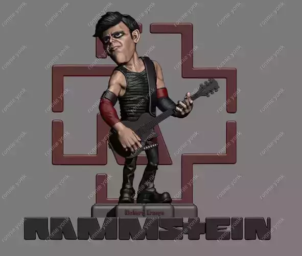 Rammstein - Richard Kruspe 3dprinting 3D print model
