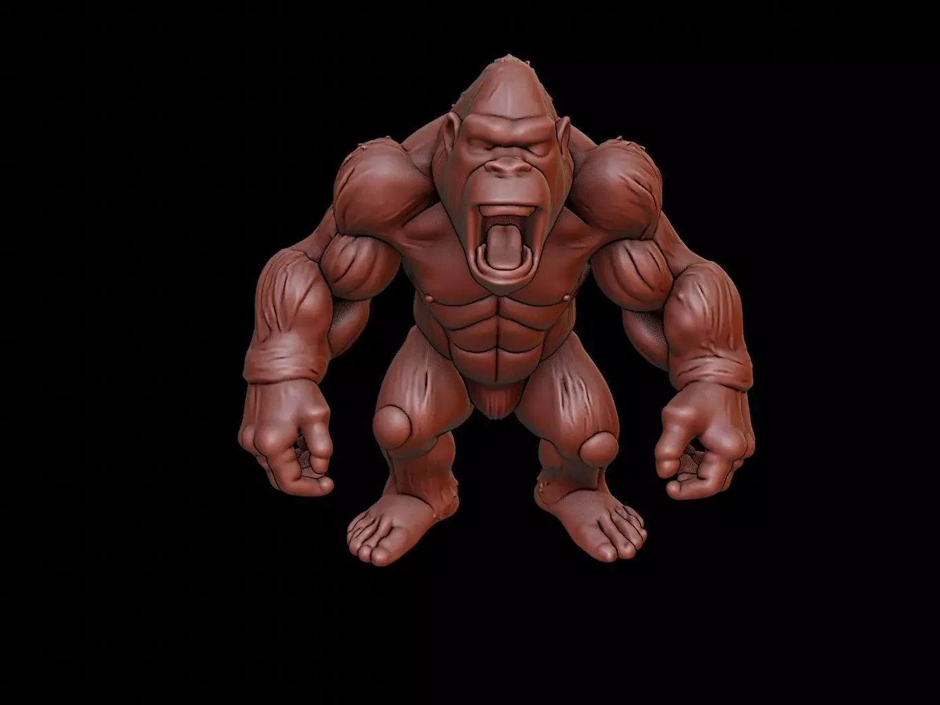 King Kong Figure 3D print model_0