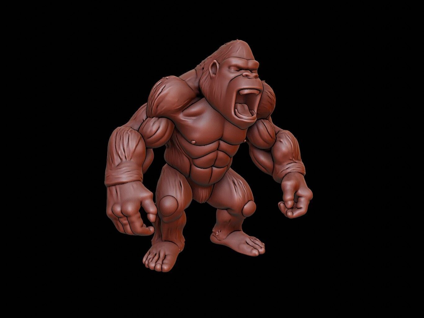 King Kong Figure 3D print model_1