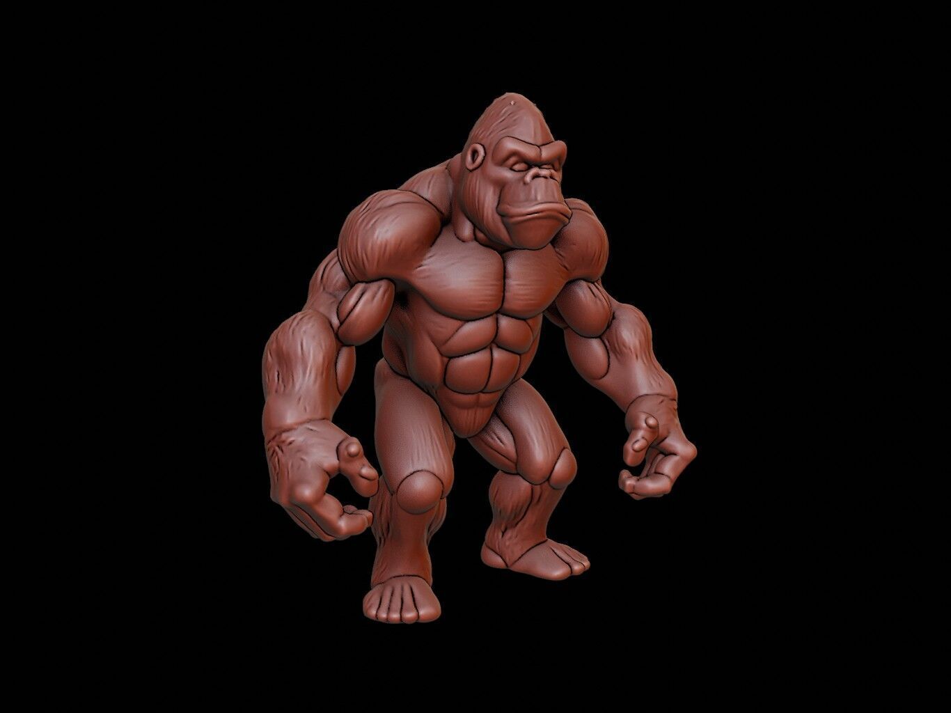King Kong Figure 3D print model_1
