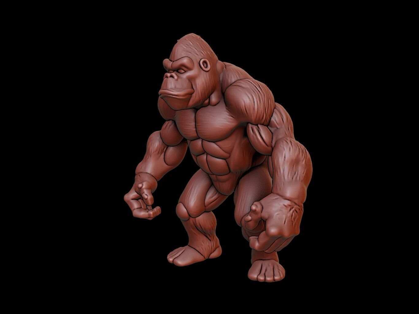 King Kong Figure 3D print model_2