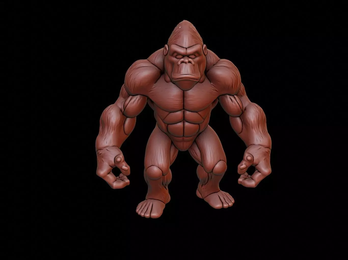 King Kong Figure 3D print model_0
