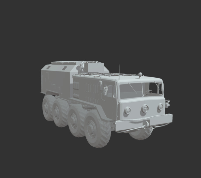 Soviet MAZ-535 Truck 1-35 Scale Kit 3D print model_4
