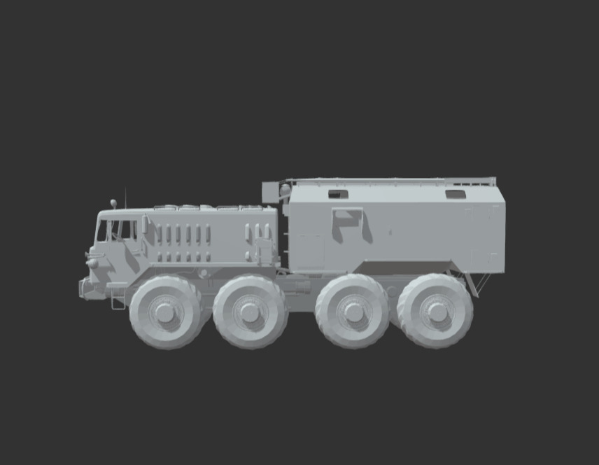 Soviet MAZ-535 Truck 1-35 Scale Kit 3D print model_5