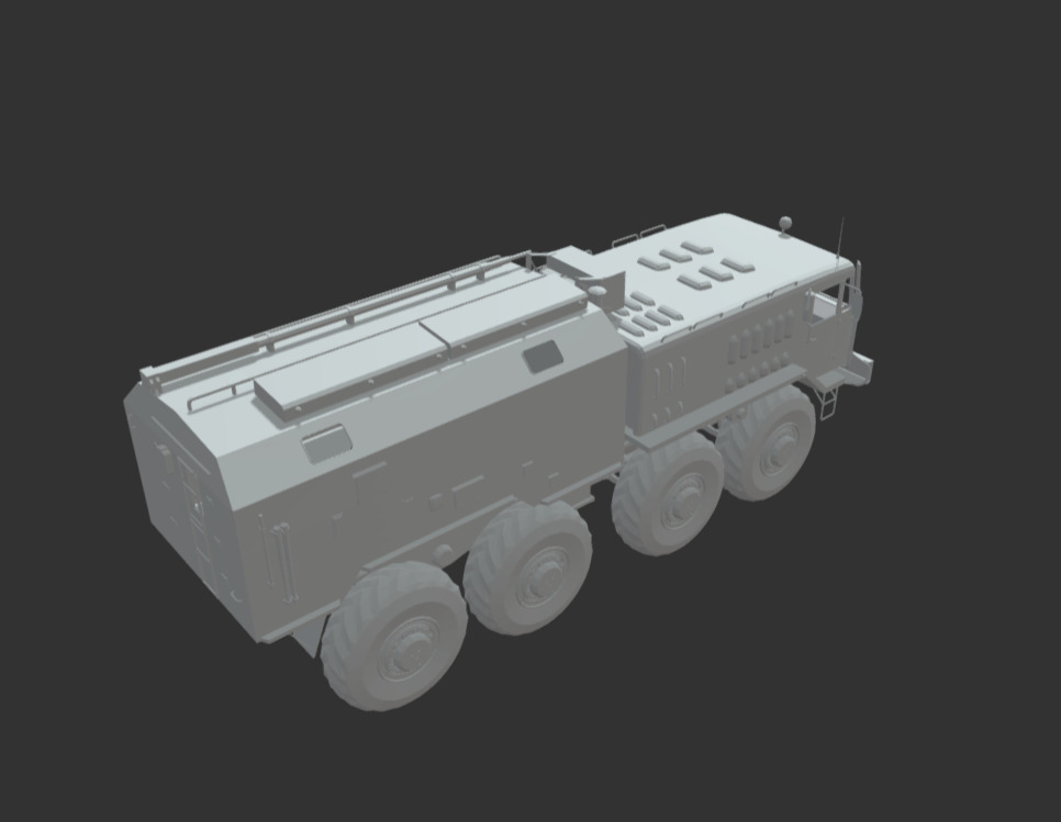 Soviet MAZ-535 Truck 1-35 Scale Kit 3D print model_3