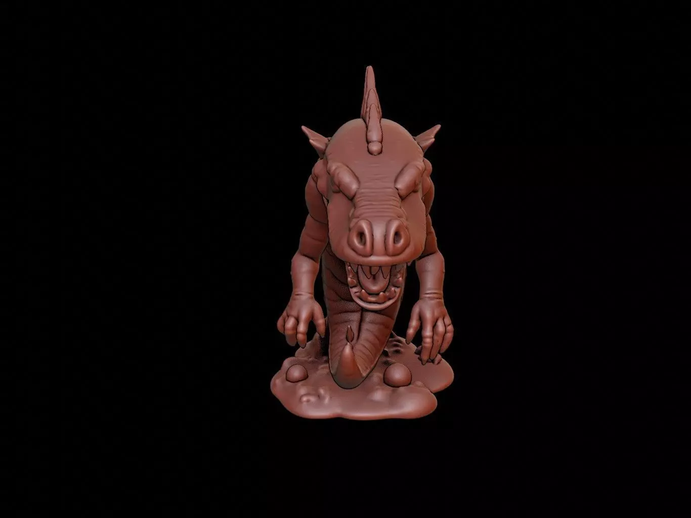 Leviathan Figure 3D print model_0