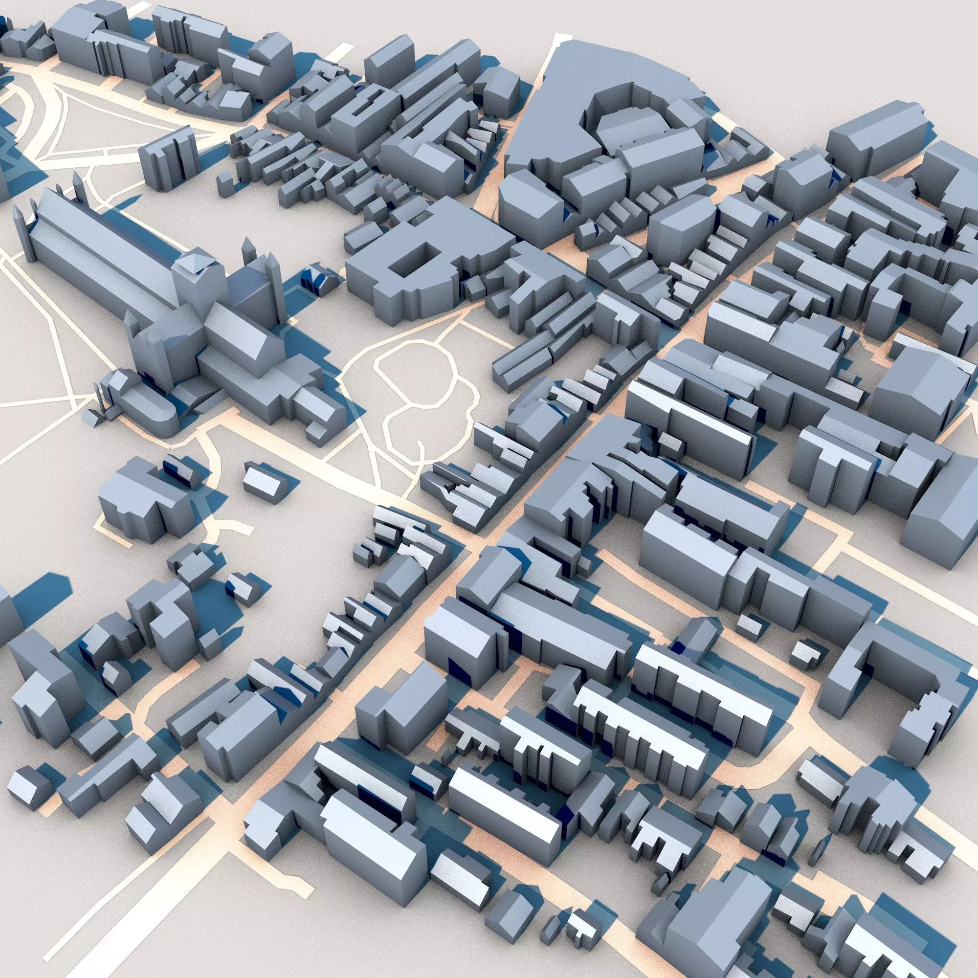 St Albans Cathedral England 3D model_0