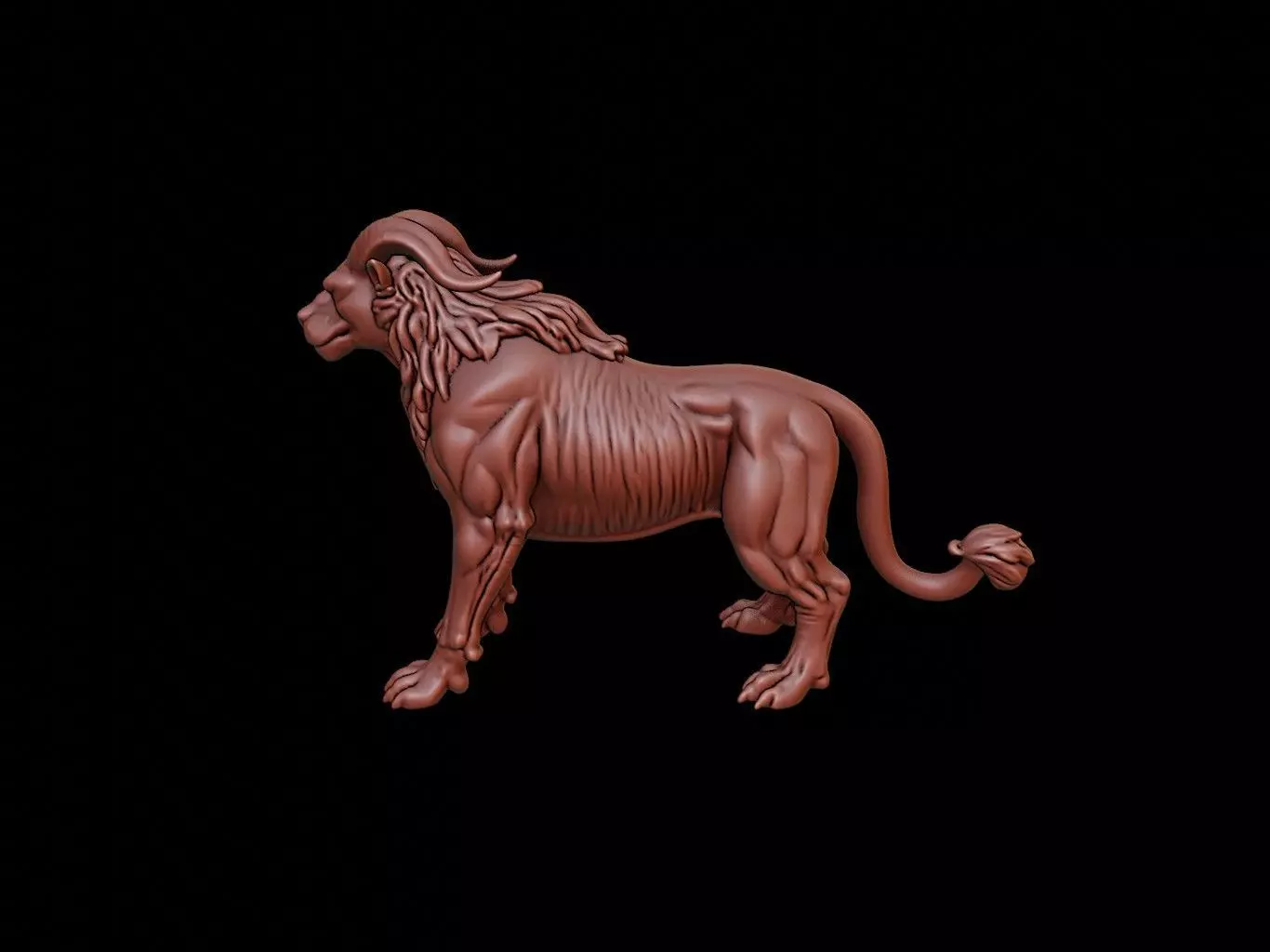Manticore Figure 3D print model