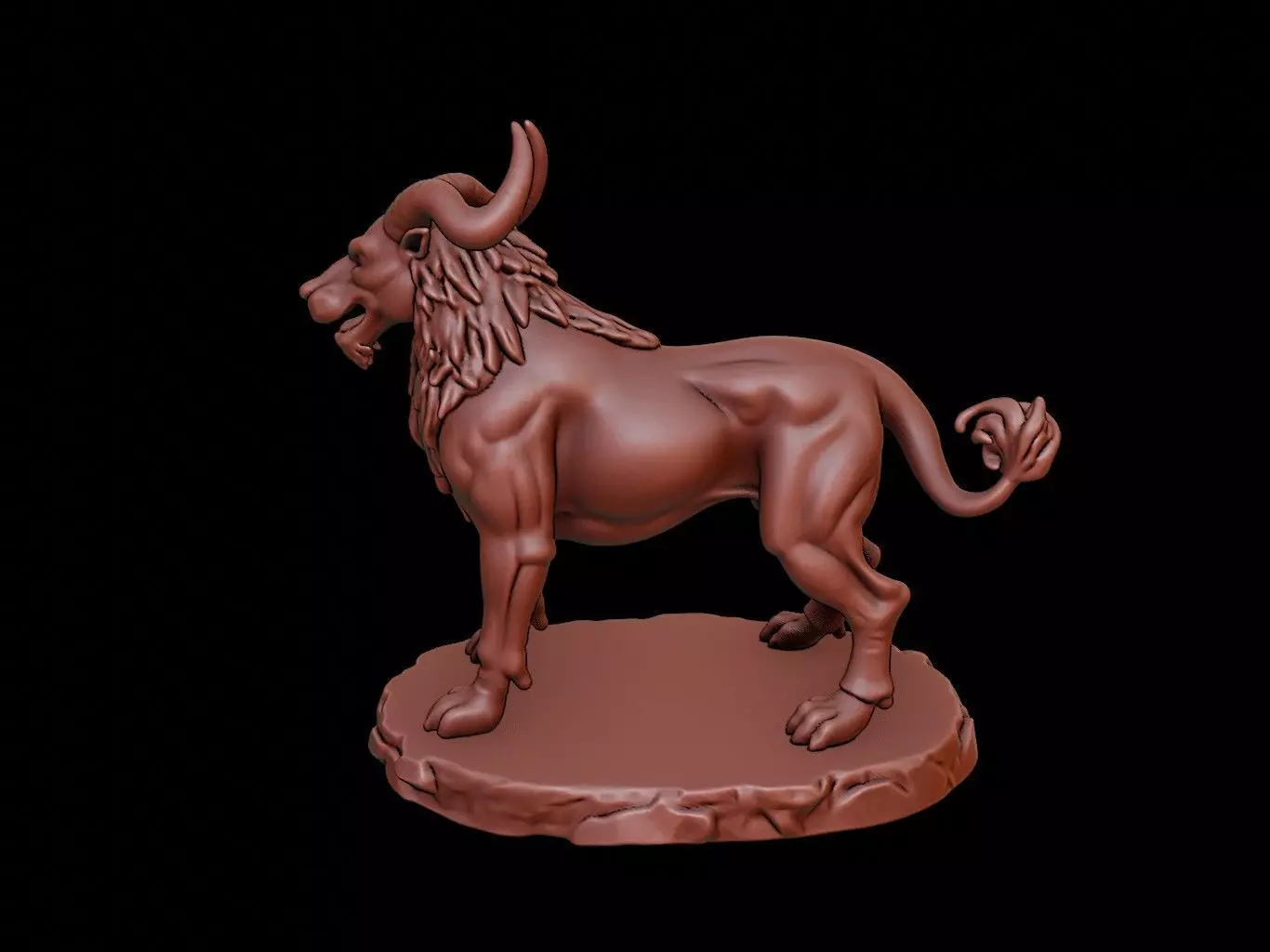 Manticore Figure 3D print model