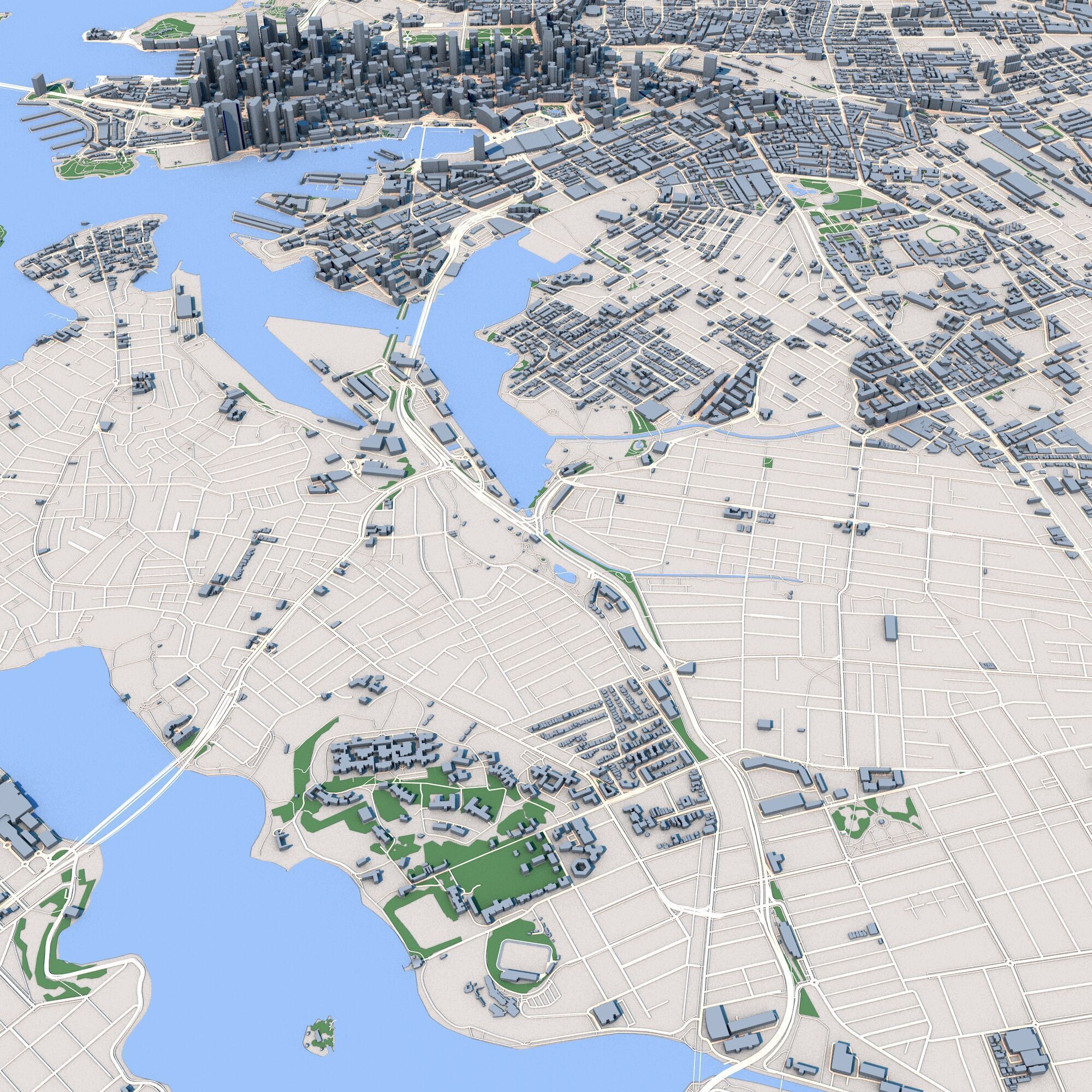 Sydney City Australia 3D model_9