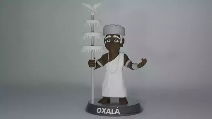Chibi Fofura Oxala 3D print model