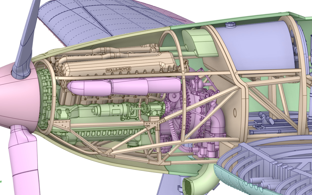 Hawker Hurricane MK-I  3D print model_9