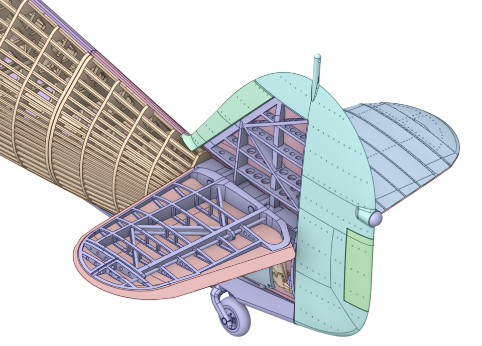 Hawker Hurricane MK-I  3D print model_11
